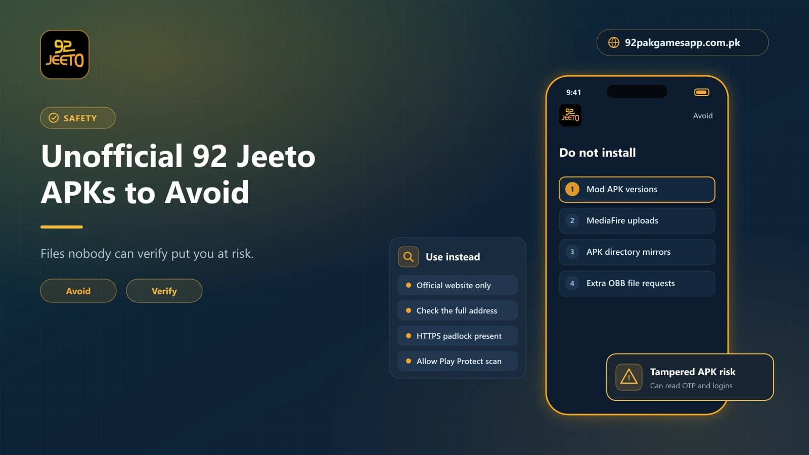 Unofficial 92 Jeeto APK sources to avoid, including mod files, MediaFire uploads, APK mirrors and OBB requests